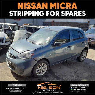 Nissan Micra Stripping For Spares
