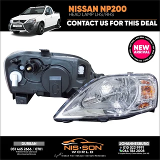 Nissan Np200 Head Lamp