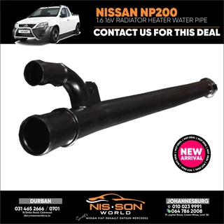 Nissan Np200 1.6 16v Radiator Heater Water Pipe