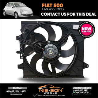 Fiat 500 Fan Assembly