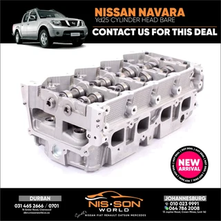Nissan Navara Yd25 Cylinder Head Bare