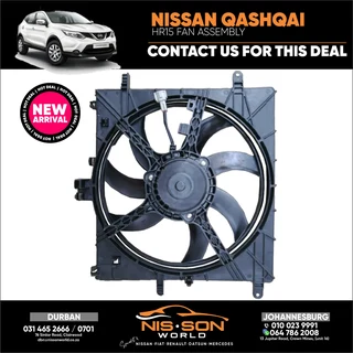 Nissan Qashqai Hr15 Fan Assembly
