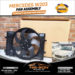 Mercedes W203 Fan Assembly