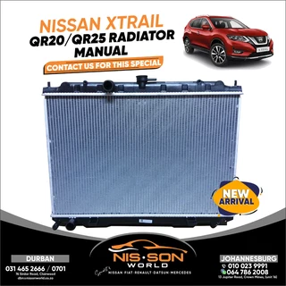 Nissan Xtrail Qr20/qr25 Radiator Manual