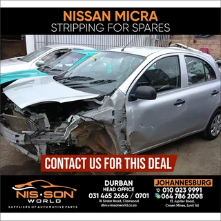 Nissan Micra Stripping For Spares