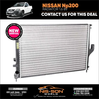 Nissan Np200 Radiator 1.6 8v