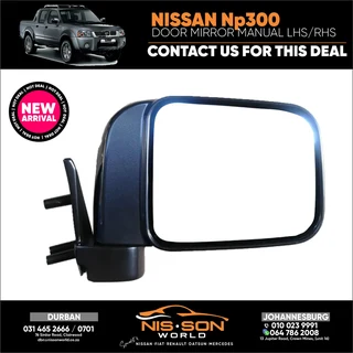 Nissan Np300 Door Mirror Manual Lhs/rhs