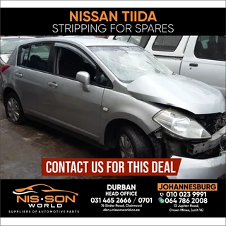 Nissan Tiida Stripping For Spares