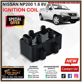 Nissan Np200 1.6 8v Ignition Coil