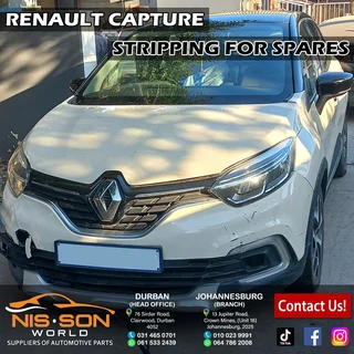 Renault Capture Stripping For Spares