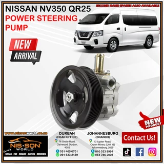 Nissan Nv350 Qr25 Power Steering Pump