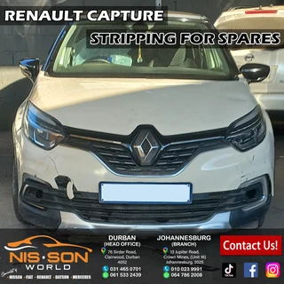 Renault Capture Stripping For Spares