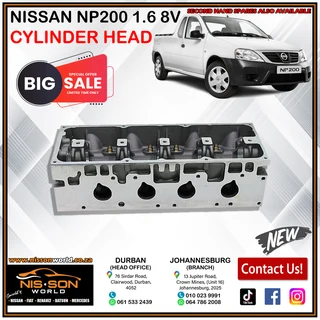 Nissan Np200 1.6 8v Cylinder Head