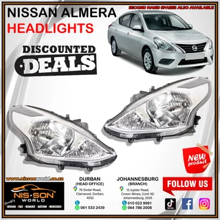 Nissan Almera Headlights