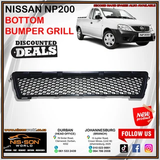 Nissan Np200 Bottom Bumper Grill