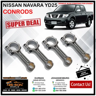 Nissan Navara Yd25 Conrods