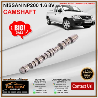 Nissan Np200 1.6 8v Camshaft