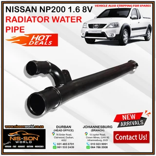 Nissan Np200 1.6 8v Radiator Heater Water Pipe