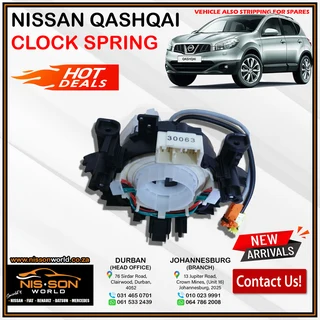 Nissan Qashqai Clock Spring