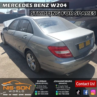 Mercedes Benz W204 Stripping For Spares