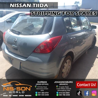 Nissan Tiida Stripping For Spares