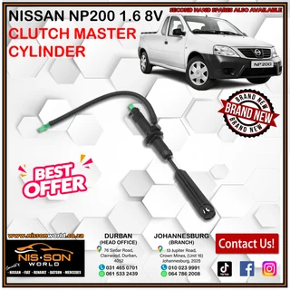 Nissan Np200 1.6 8v Clutch Master Cylinder