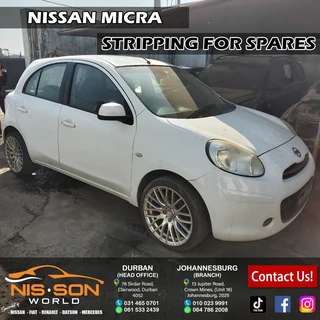 Nissan Micra Stripping For Spares
