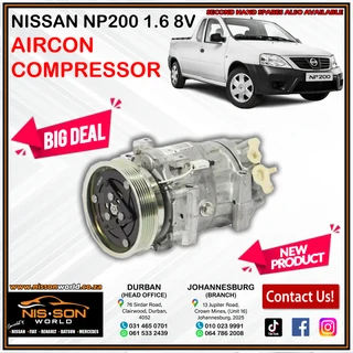 Nissan Np200 1.6 8v Aircon Compressor
