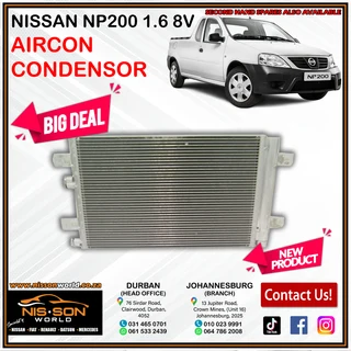 Nissan Np200 1.6 8v Aircon Condensor