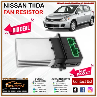 Nissan Tiida Fan Resistor
