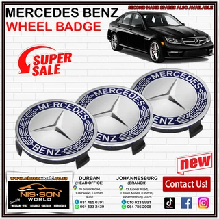 Mercedes Benz Wheel Badge