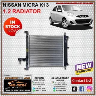 Nissan Micra K13 1.2 Radiator
