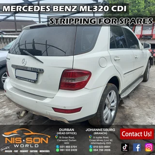 Mercedes Benz Ml320 Cdi Stripping For Spares
