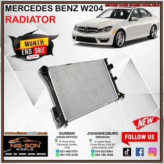 Mercedes Benz W204 Radiator