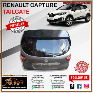 Renault Capture Tailgate