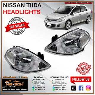 Nissan Tiida Headlights