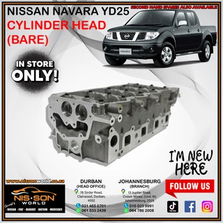 Nissan Navara Yd25 Cylinder Head (bare)