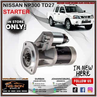 Nissan Np300 Td27 Starter