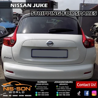 Nissan Juke Stripping For Spares