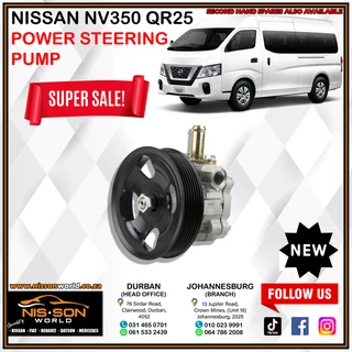 Nissan Nv350 Qr25 Power Steering Pump