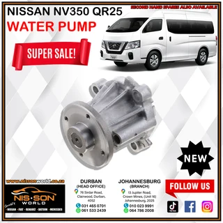 Nissan Nv350 Qr25 Water Pump