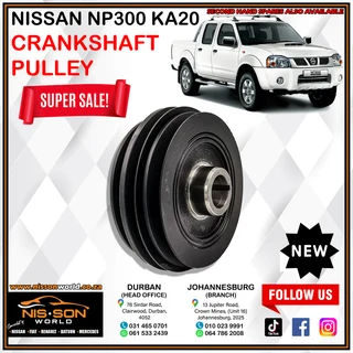 Nissan Np300 Ka20 Crankshaft Pulley