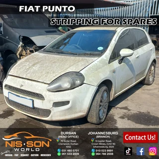 Fiat Punto Stripping For Spares