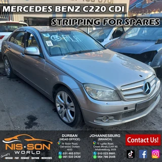 Mercedes Benz C220 Cdi Stripping For Spares