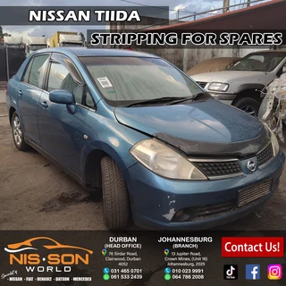 Nissan Tiida Stripping For Spares