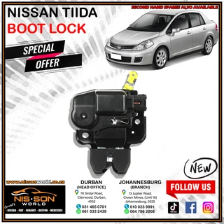 Nissan Tiida Boot Lock