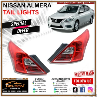 Nissan Almera Tail Lights
