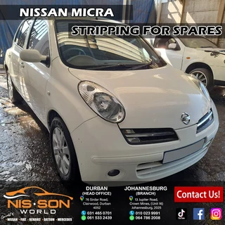 Nissan Micra Stripping For Spares