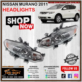 Nissan Murano 2011 Headlights