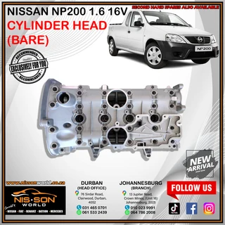 Nissan Np200 1.6 16v Cylinder Head (bare)